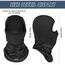 EXski Sturmhaube Gesichtshaube Balaclava Sonnen-UV-Schutz Sturmhaube Fahrrad Motorrad Atmungsaktiv Schlauchtuch für Damen & Herren (Schwarz)