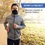 STANDWERK® Sturmhaube Winter [Wärmeregulierend & Atmungsaktiv] - Skimaske Herren - Skischal mit hochwertigem Nylon-Netz - Sturmmaske für Ski - Sturmhauben für Herren - Ski Maske Männer (XL)