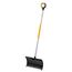 Fiskars Schneeschieber für flache Schneeschichten, X-series, Länge: 173 cm, Aluminium/Polymer, Schwarz/Orange/Grau, 1057179