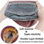 ehsbuy Schlauchschal Herren Damen Winter Ski Winddicht Warm Fleece Loop Schal Halswärmer Halstuch Snood Maske für Skifahren Motorrad Laufen Fahrrad