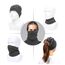 TAGVO Thermo Fleece Halswärmer, Winter Fleece Futter Nackenwärmer Schal, Elastische Halsmanschette, Winddichter Ski Halswärmer, Sturmhaubenmaske für Damen und Herren - Universalgröße