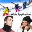 ehsbuy Schlauchschal Herren Damen Winter Ski Winddicht Warm Fleece Loop Schal Halswärmer Halstuch Snood Maske für Skifahren Motorrad Laufen Fahrrad