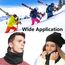 ehsbuy Schlauchschal Herren Damen Winter Ski Winddicht Warm Fleece Loop Schal Halswärmer Halstuch Snood Maske für Skifahren Motorrad Laufen Fahrrad