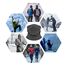 TAGVO Thermo Fleece Halswärmer, Winter Fleece Futter Nackenwärmer Schal, Elastische Halsmanschette, Winddichter Ski Halswärmer, Sturmhaubenmaske für Damen und Herren - Universalgröße