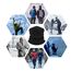 TAGVO Thermo Fleece Halswärmer, Winter Fleece Futter Nackenwärmer Schal, Elastische Halsmanschette, Winddichter Ski Halswärmer, Sturmhaubenmaske für Damen und Herren - Universalgröße