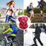 GUIFIER 12 Stück Nahtlose Stirnband Kopfbedeckung Bandana Maske,Multifunktionstuch Gesichtsmaske,Magischer Schal Schweißband Halstuch Kopftuch Sport für Motorrad Fahrrad Ski Paintball Gamer