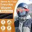 WESTGIRL Sturmhaube Winter Skimaske, Winddichte warme Gesichtsmaske für Männer Frauen, Kaltes Wetter Thermal Fleece Outdoor Sports Schutzausrüstung für Radfahren, Skifahren, Snowboarden