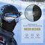 Sturmhaube, Skimaske, thermisch, elastisch, atmungsaktiv, Winter-Gesichtsmaske für kaltes Wetter, perfekt zum Skifahren, Eisfischen, Schwarz, Einheitsgr��e