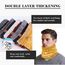 NEOLA Winter-Halswärmer – Thermo-Strickschals, winddicht, mit Fleece gefüttert, runder Schal, weicher, warmer Halswärmer, Geschenke für Herren, Radfahren, Skifahren, Motorradfahren
