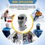 WACCET Sturmhaube Motorrad, Sturmhaube Fahrrad Winter Sturmmaske Warm Winddicht Multifunktions Gesichtsmaske Balaclava Atmungsaktive Skimaske für Herren und Damen Skifahren, Radfahren, Motorrad