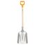 Fiskars Schnee- und Kornschaufel, Blattbreite: 31 cm, Aluminium-Blatt/Birkenholz-Stiel mit Kunststoff-Überzug, 1001637