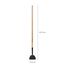 Fiskars Eisstößer, Blattbreite 17,5 cm, Borstahl-Blatt/Holz-Stiel, Schwarz, 1001639