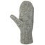 VAUDE Handschuh Himalaya Mitten, sehr warm aus gewalkter Wolle, grau, 11