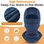 WESTGIRL Sturmhaube Winter Skimaske, Winddichte warme Gesichtsmaske für Männer Frauen, Kaltes Wetter Thermal Fleece Outdoor Sports Schutzausrüstung für Radfahren, Skifahren, Snowboarden