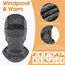 WESTGIRL Sturmhaube Winter Skimaske, Winddichte warme Gesichtsmaske für Männer Frauen, Kaltes Wetter Thermal Fleece Outdoor Sports Schutzausrüstung für Radfahren, Skifahren, Snowboarden