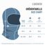 Ladeheid Sturmhaube Winter Skimaske Balaclava Silverplus Thermoaktiv Sturmmaske Motorrad Fahrrad LA-146 (Weiß, M/L)