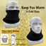 ehsbuy Schlauchschal Herren Damen Ski Halstuch Halswärmer Winter Halstuch Loop Schal Herren Neckwarmer mit Mund Atmungsaktiv für Skifahren Motorrad Sport
