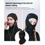 ILM Sturmhaube Winter Balaclava Herren Damen Ski Mask Sturmmaske Schwarz für Fahrrad Motorrad Skifahren,FM01A