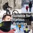 ehsbuy Schlauchschal Herren Damen Ski Halstuch Halswärmer Winter Halstuch Loop Schal Herren Neckwarmer mit Mund Atmungsaktiv für Skifahren Motorrad Sport