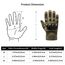HUNTVP Taktische Handschuhe Touchscreen Militär Einsatzhandschuhe Atmungsaktiv Fahrrad Handschuhe Motorradhandschuhe für Softair Paintball Wandern Klettern Radsport,Grün L
