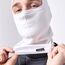 Ladeheid Sturmhaube Winter Skimaske Balaclava Silverplus Thermoaktiv Sturmmaske Motorrad Fahrrad LA-146 (Weiß, XL/XXL)