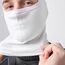 Ladeheid Sturmhaube Winter Skimaske Balaclava Silverplus Thermoaktiv Sturmmaske Motorrad Fahrrad LA-146 (Weiß, M/L)