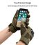 HUNTVP Taktische Handschuhe Touchscreen Militär Einsatzhandschuhe Atmungsaktiv Fahrrad Handschuhe Motorradhandschuhe für Softair Paintball Wandern Klettern Radsport,Grün XL