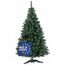 DecoKing Künstlicher Weihnachtsbaum 180 cm - PVC Tannenbaum künstlich inkl. Stabiler Ständer, Ø 105 cm, einfach aufzubauen - Christbaum Tanne unecht Grün Hergestellt in der EU, Lena