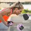 LIFECT Fitness Handschuhe, Trainingshandschuhe Herren Damen, Gym Handschuhe, Fingerlose Sporthandschuhe Krafttraining, Gym Gloves, Kraftsport(Violett, S)
