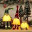 3 StüCk Weihnachtsdeko Innen, Weihnachtswichtel Beleuchtet, Handgemachte Esichtslose PlüSch Puppen, Weihnachtsdekoration, Weihnachtswichtel, Party Weihnachts Deko Spielzeug