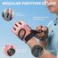LIFECT Fitness Handschuhe, Trainingshandschuhe Herren Damen, Gym Handschuhe, Fingerlose Sporthandschuhe Krafttraining, Gym Gloves, Kraftsport(Rosa, L)