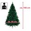 BB Sport Christbaum Weihnachtsbaum 180 cm Dunkelgrün PVC Tannenbaum Künstlich Standfuß Klappsystem