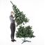 DecoKing Künstlicher Weihnachtsbaum 180 cm - PVC Tannenbaum künstlich inkl. Stabiler Ständer, Ø 105 cm, einfach aufzubauen - Christbaum Tanne unecht Grün Hergestellt in der EU, Lena