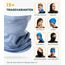 Merino.tech Unisex Merino Schlauchschal Herren - Loop Schal Damen Multifunktionstuch Halswärmer Merino Wolle (165 Сharcoal)
