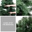 DecoKing Künstlicher Weihnachtsbaum 180 cm - PVC Tannenbaum künstlich inkl. Stabiler Ständer, Ø 105 cm, einfach aufzubauen - Christbaum Tanne unecht Grün Hergestellt in der EU, Lena
