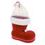 Idena 8550022 - Nikolausstiefel, Rot, Nikolaus, zum Befüllen, Geschenk, Verpackung, Weihnachten