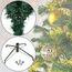 BB Sport Christbaum Weihnachtsbaum 180 cm Dunkelgrün PVC Tannenbaum Künstlich Standfuß Klappsystem