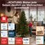 Premium Weihnachtsbaum künstlich 180cm - TESTSIEGER 10 Jahre GARANTIE - Naturgetreu, dichte Zweige, Künstlicher Weihnachtsbaum mit Holzständer, Christmas Tree Tannenbaum künstlich 180 cm Pure Living
