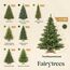 FairyTrees Weihnachtsbaum künstlich 180cm NORDMANNTANNE mit Christbaum Holzständer | TESTSIEGER Tannenbaum künstlich mit grünem Stamm | Made in EU