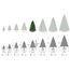 SALCAR 180 cm Künstlicher Weihnachtsbaum, Nordmanntanne, PVC Tannenbaum mit 580 grünen Spitzen, Klapp-Schirmsystem, Ø 98 cm