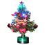 PEARL Weihnachtsbaum Auto: LED-Weihnachtsbaum mit Glasfaser-Farbwechsler (LKW, Tannenbaum LED, Weihnachtsbaumbeleuchtung kabellos)