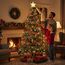 SHATCHI Grün 8ft/240 cm Künstlichen Weihnachtsbaum Alaskan Pine 1100 Spitzen Innen Xmas Home Dekorationen 2,4m, Inklusive Metallständer, PVC-Kunststoff