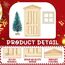 Super Idee Wichteltür Ostern Weihnachten Set Miniatur Wichtel Wichtel Tür Nissedor mit Zubehör Stiefel Weihnachtsbaum Dekokranz Holzleiter Verzierungen für Ostern Weihnachten