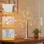 EAMBRITE 2er Set Lichterbaum Lichterzweige für Innen 24 Warmweiß LEDs Bäumchen Birken Dekozweige Batteriebetrieb Weihnachtsdeko für Zuhause Party Geburtstag Hochzeit Innendekoration (60cm/2ft)