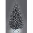SHATCHI Künstlicher Weihnachtsbaum mit schwarzen Spitzen, für Weihnachten, Alaska-Kiefer, Weihnachten, Zuhause, Weihnachtsdekoration, Metallständer, Cooles Alaska-Schwarz, 4ft/120 cm