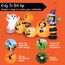 Joiedomi DREI Aufblasbare Halloween-Figuren und Kürbisbeet Aufblasbare aufblasbare Gegenstände mit eingebauten LEDs für Halloween-Partys im Innen- und Außenbereich, Hof, Rasen, Gartendekorationen