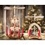 BRUBAKER Weihnachtspyramide Holzpyramide - Natur - 3 Etagen - 45 cm Höhe - handbemalte Figuren