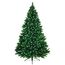 BB Sport Christbaum Weihnachtsbaum 240 cm Mittelgrün-Puderzucker PVC Tannenbaum Künstlich Standfuß Klappsystem