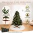 Premium Weihnachtsbaum künstlich 120cm - TESTSIEGER 10 Jahre GARANTIE - Naturgetreu, dichte Zweige, Künstlicher Weihnachtsbaum mit Holzständer, Christmas Tree Tannenbaum künstlich 120 cm Pure Living