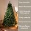 10ft/300cm Künstlichen Weihnachtsbaum Alaskan Pine Grün 1800 Spitzen Xmas Home Dekorationen 3m, Metallständer